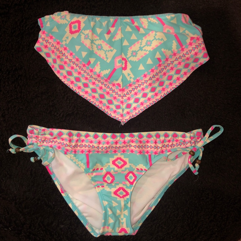 Aztec Printed Bikini Set